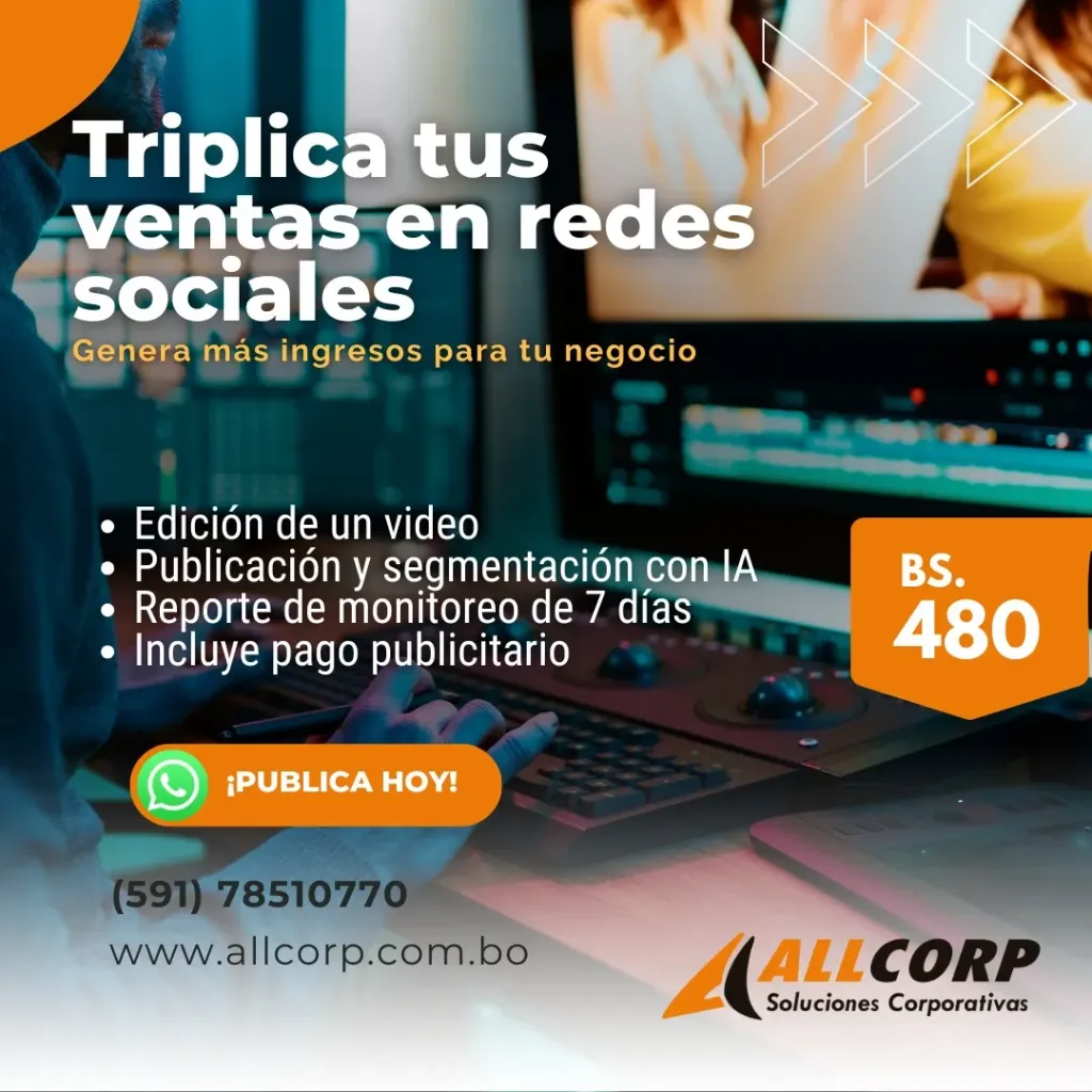 Edición de vídeo + publicación + pago